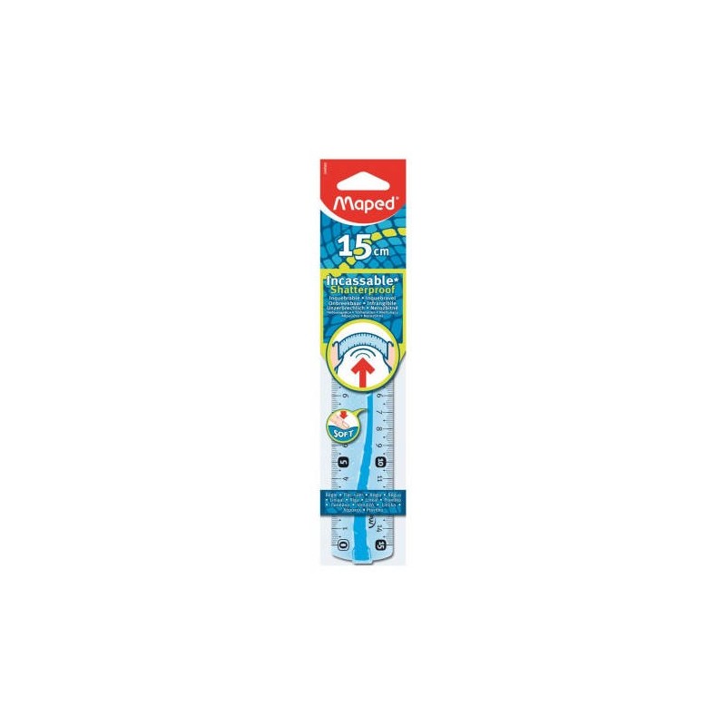 REGLA IRROMPIBLE DE 15 CM MAPED 245312