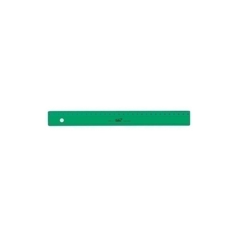 REGLA SAFTA 30 CENTIMETROS VERDE