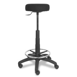 Tolosa Asiento acolchado Negro Tela  Espuma  Poliuretano Poliamida Rueda de reenvio 1 pieza(s)
