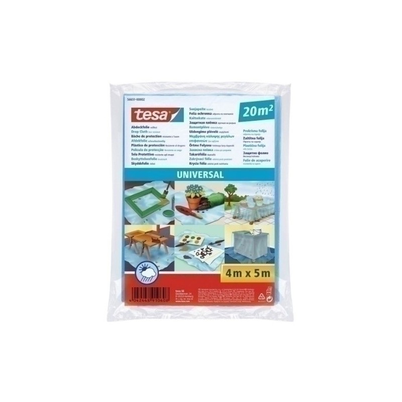 PLASTICO TESA DE CUBRICION UNIVERSAL 4x5
