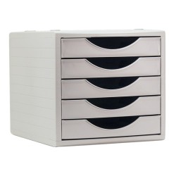 4005 GS cajonera para oficina Gris Plstico
