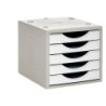 4005 BL PS cajonera para oficina Gris  Blanco Poliestireno