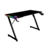 MGD-X120RGB  Mesa Gaming Ergonmica  Iluminacin ARGB con Mando  Fibra de Carbono  Alfombrilla XXL  Soporte Auriculares y Bebida  