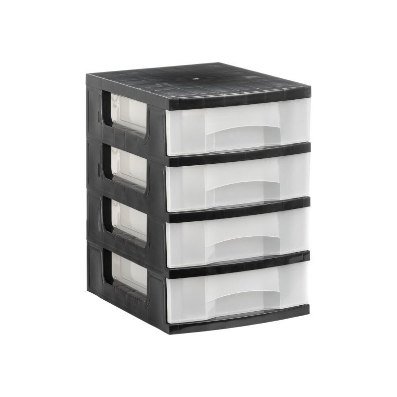 1104 CS TL cajonera para oficina Negro Plstico