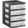 1104 CS TL cajonera para oficina Negro Plstico