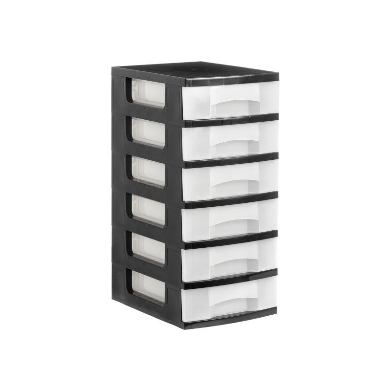 1106 CS TL cajonera para oficina Negro Plstico