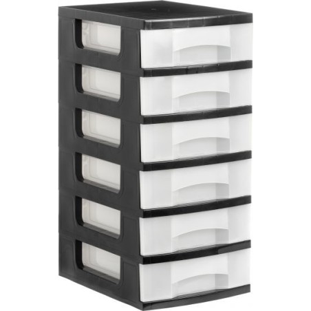 1106 CS TL cajonera para oficina Negro Plstico