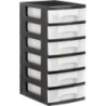 1106 CS TL cajonera para oficina Negro Plstico