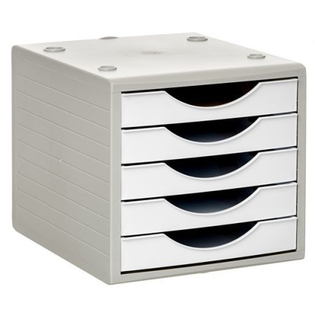 4005 BL cajonera para oficina Gris  Blanco