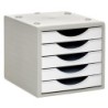 4005 BL cajonera para oficina Gris  Blanco