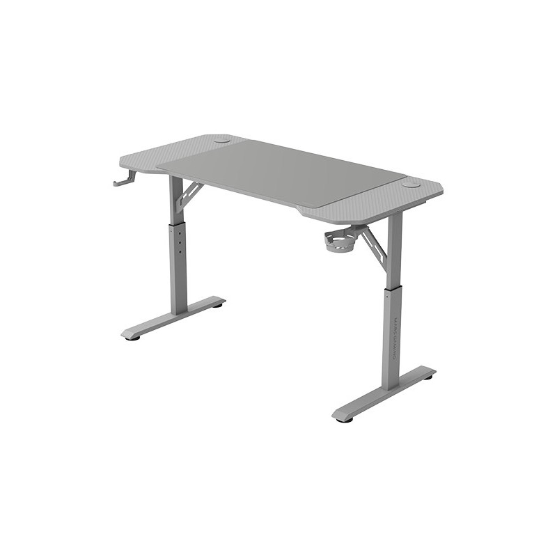 MGD-ERGO120  Mesa Altura Ajustable 3 Posiciones  Superficie Ergonmica  Estructura Metlica  Alfombrilla XXL  Soporte Auriculares 