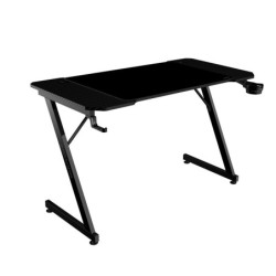 MGD-X120  Mesa Gaming Ergonmica  Superficie en Fibra de Carbono  Estructura Metlica  Alfombrilla XXL  Soporte Auriculares y Bebi