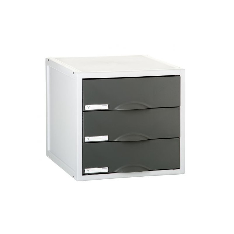8403C GF cajonera para oficina Gris  Blanco Plstico