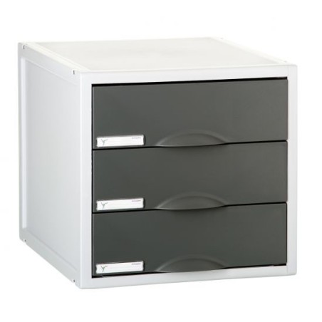 8403C GF cajonera para oficina Gris  Blanco Plstico