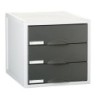 8403C GF cajonera para oficina Gris  Blanco Plstico