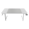 MGD-X140  Mesa Gaming Ergonmica  Superficie en Fibra de Carbono  Estructura Metlica  Alfombrilla XXL  Soporte Auriculares y Bebi