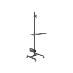 Estacin de trabajo mvil con un solo monitor de 17"-32