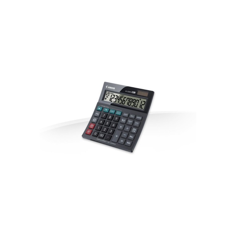AS-220RTS calculadora Escritorio Pantalla de calculadora Negro
