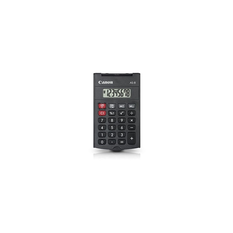 AS-8 calculadora Bolsillo Pantalla de calculadora Gris
