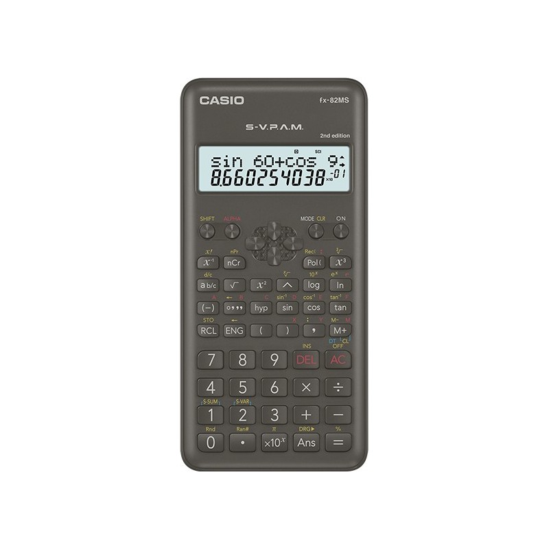 FX-82MS-2 calculadora Bolsillo Calculadora cientfica Negro