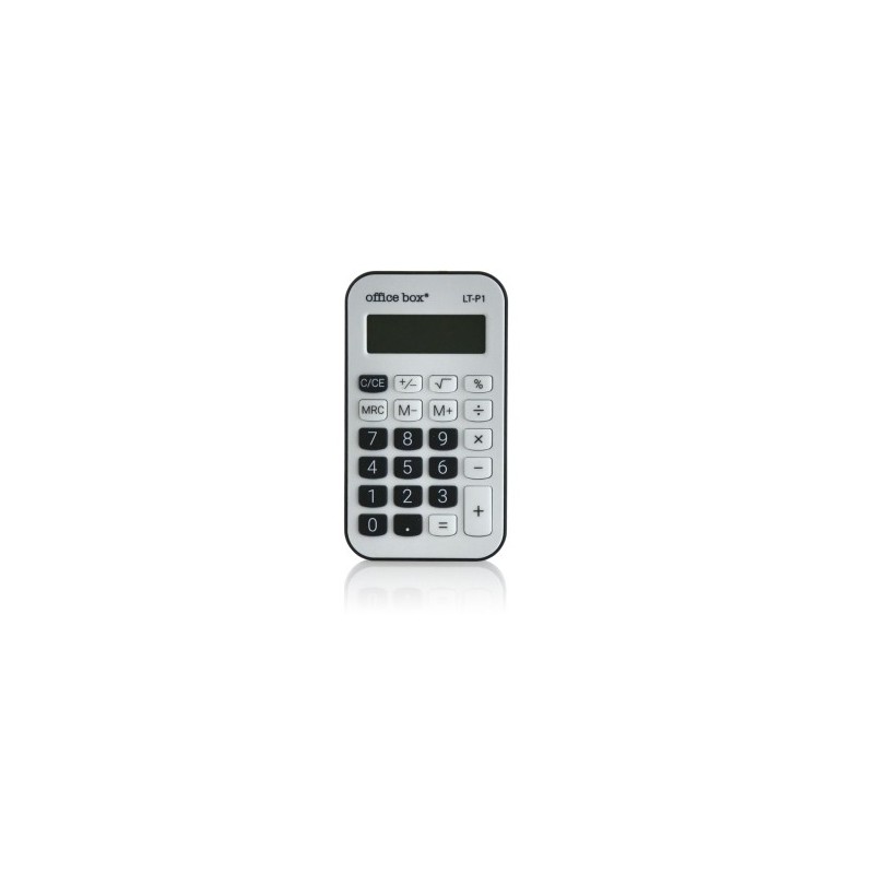 CALCULADORA BOLS.OFF.BOX 8 DIG. NEGRO
