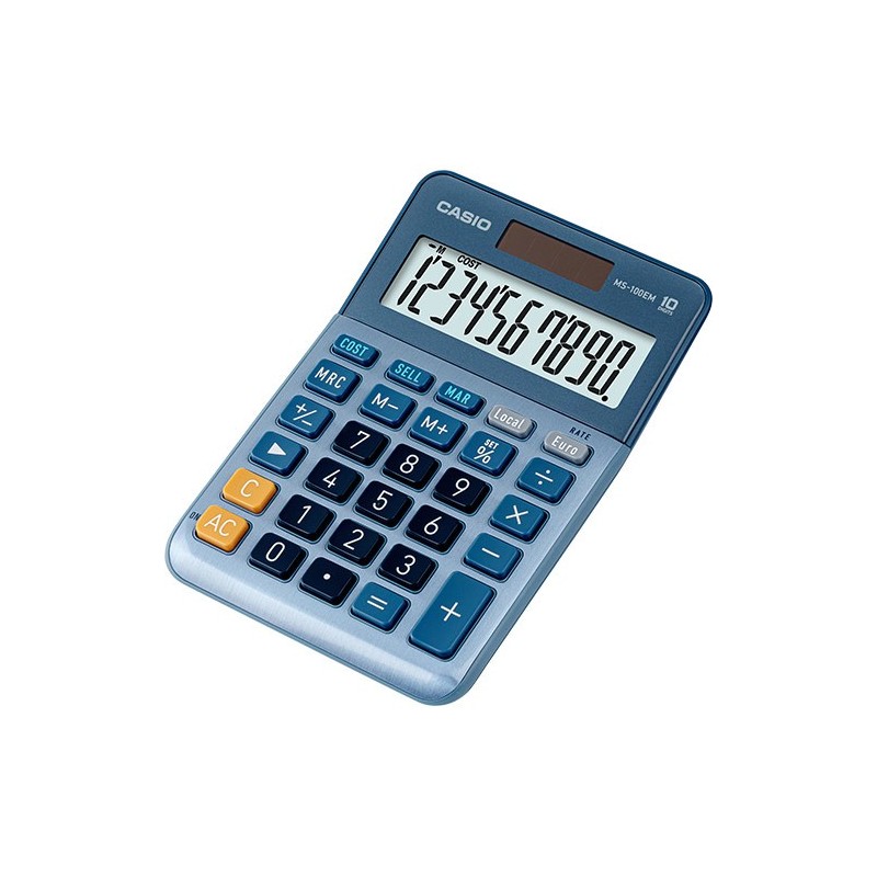 MS-100EM calculadora Escritorio Pantalla de calculadora Multicolor