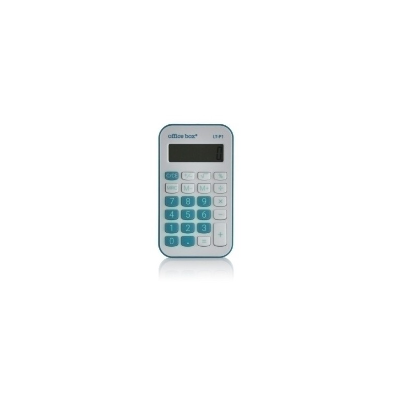 CALCULADORA BOLS. OFF.BOX 8 DIG. AZUL