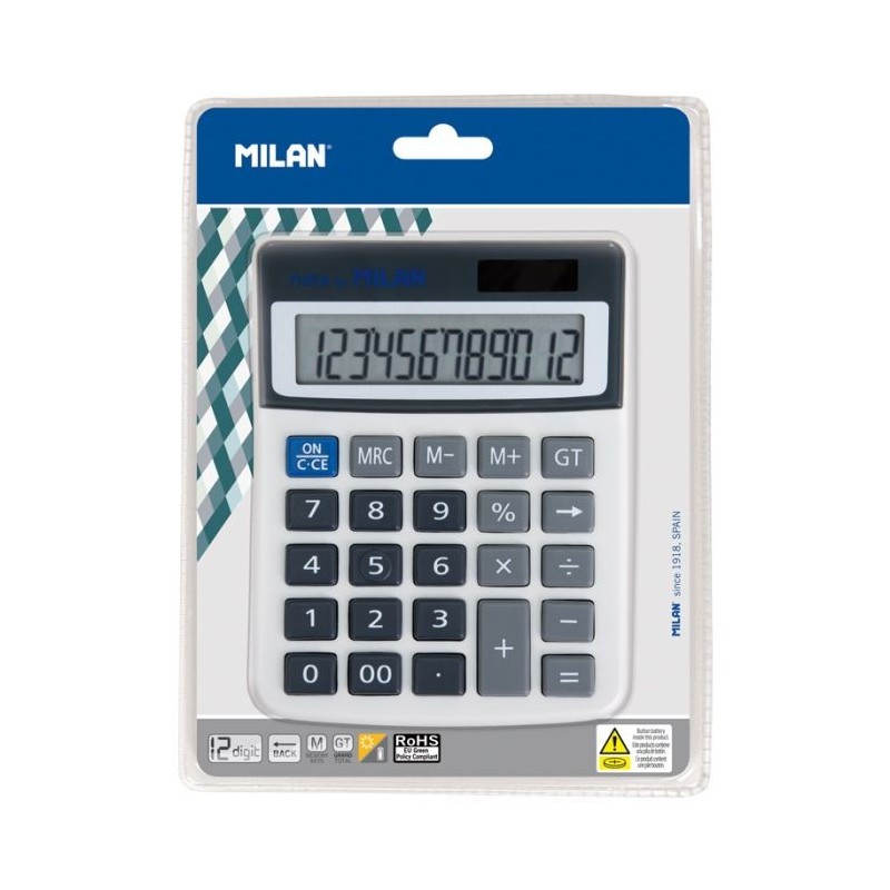 40925BL calculadora Escritorio Calculadora bsica Negro  Gris  Blanco