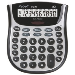 CALCULADORA SOBR.REBELL 10 DIG. ERGO 10