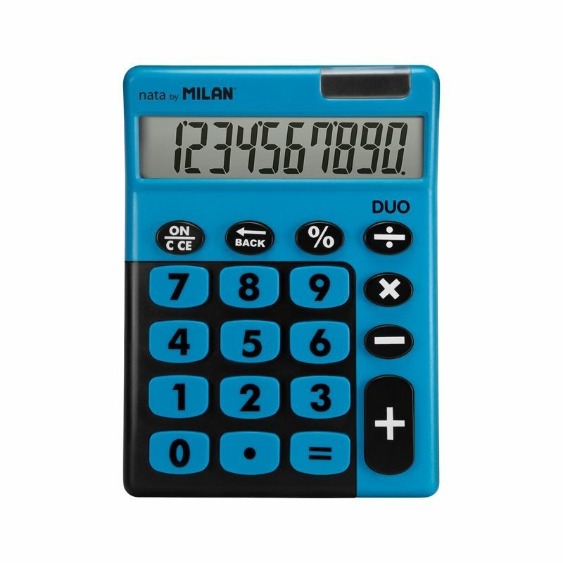 Duo calculadora Escritorio Calculadora bsica Azul