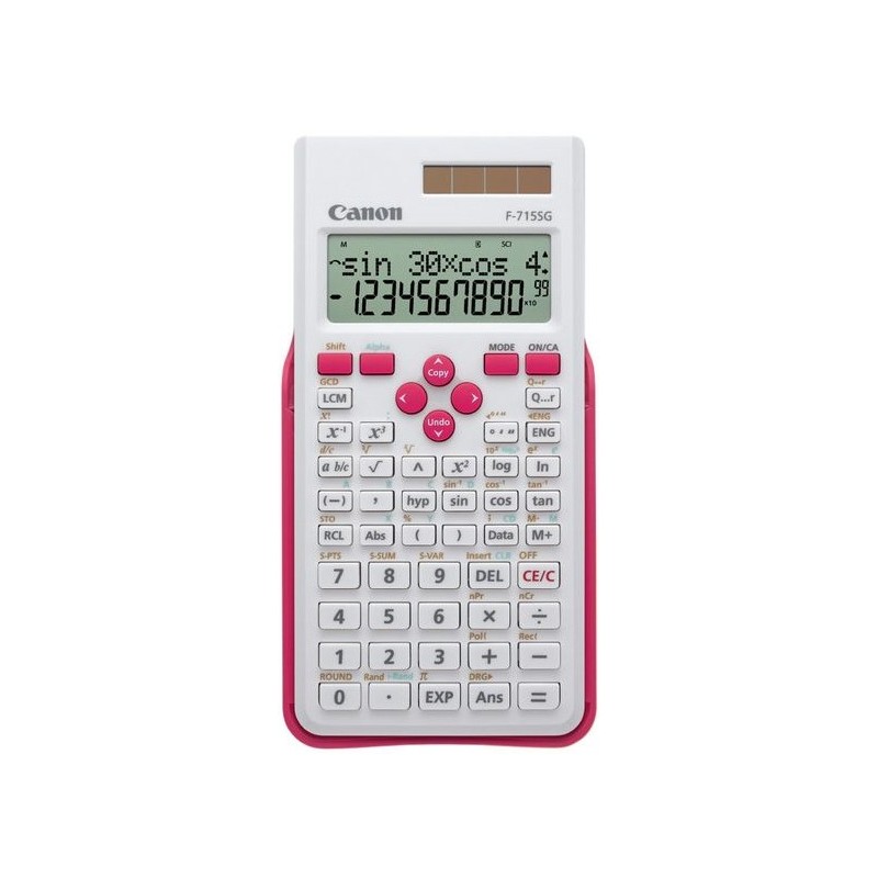 F-715SG calculadora Bolsillo Calculadora cientfica Rosa  Blanco