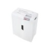X10 triturador de papel Corte en partculas 58 dB 22 cm Plata  Blanco