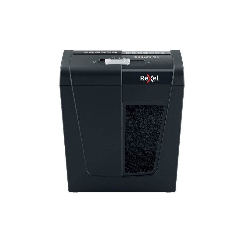 Secure S5 triturador de papel Corte en tiras 68 dB Negro