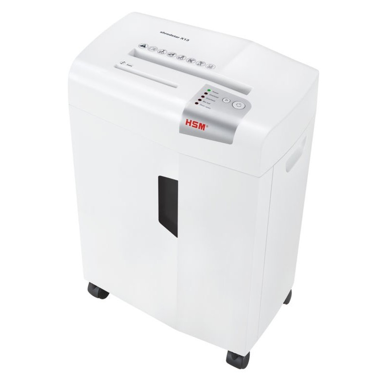 X13 triturador de papel Corte en partculas 57 dB 4 mm Plata  Blanco