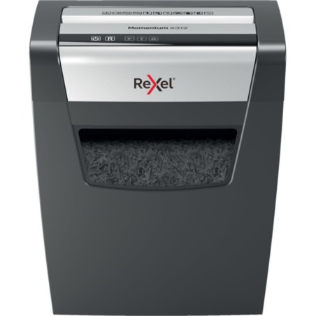 Momentum X312 triturador de papel Corte en partculas 62 dB Negro  Gris