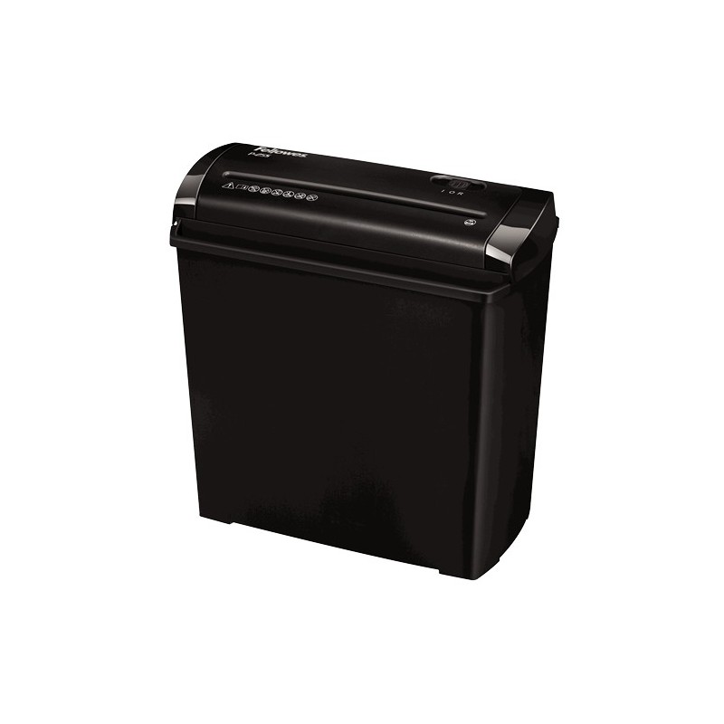 P-25S triturador de papel Corte en tiras 22 cm Negro  Gris