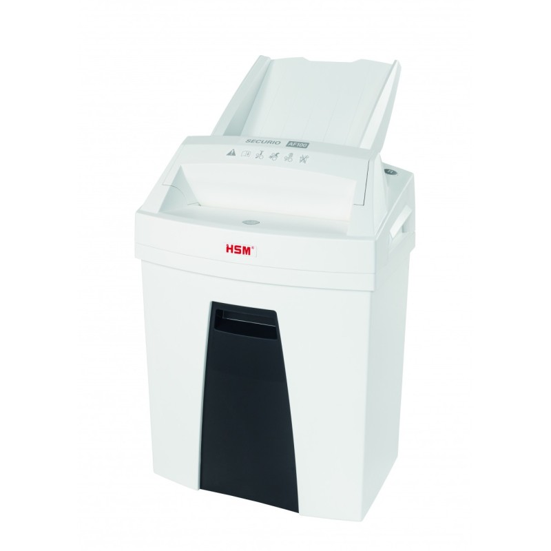 Securio AF100 triturador de papel Corte en partculas 60 dB 22 5 cm Negro  Blanco