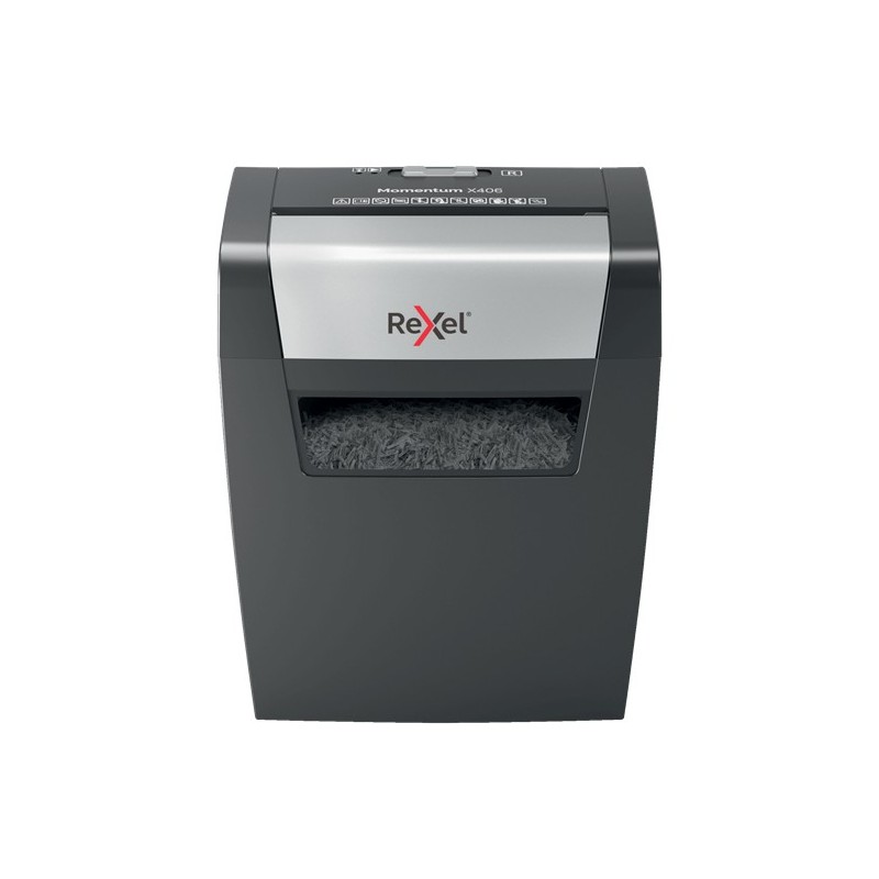 Momentum X406 triturador de papel Corte en partculas 70 dB Azul  Gris