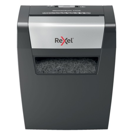 Momentum X406 triturador de papel Corte en partculas 70 dB Azul  Gris