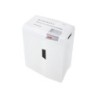 X6pro triturador de papel Corte en partculas 58 dB 22 cm Plata  Blanco
