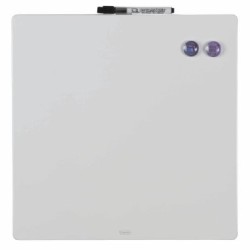Pizarra hogar magntica 360x360mm blanca