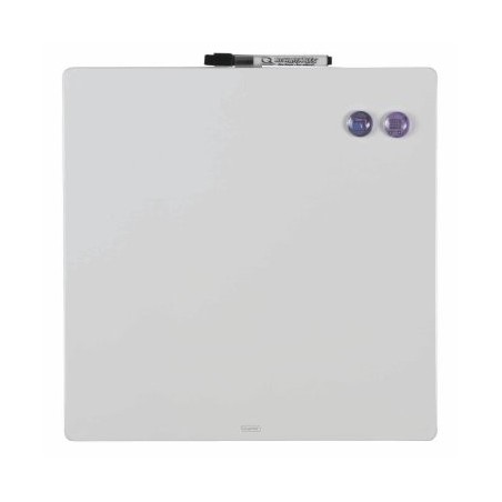 Pizarra hogar magntica 360x360mm blanca
