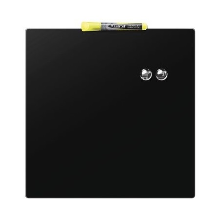 Pizarra hogar magntica 360x360mm negra