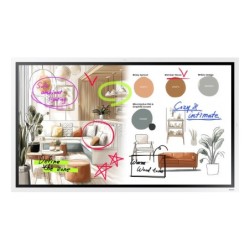 WM55FX pizarra blanca interactiva 139 7 cm (55") 3840 x 2160 Pixeles Pantalla tctil Gris  Blanco HDMI