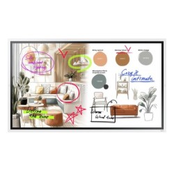 WM65FX pizarra blanca interactiva 165 1 cm (65") 3840 x 2160 Pixeles Pantalla tctil Gris  Blanco HDMI