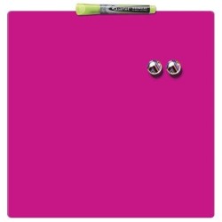 Pizarra hogar magntica 360x360mm rosa