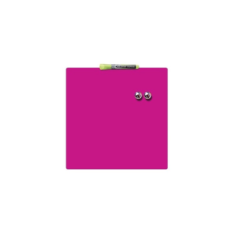 Pizarra hogar magntica 360x360mm rosa