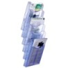 6126 AZ TP portacartel y stand de informacin Portafolletos A4 Poliestireno Azul