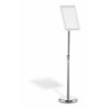 479823 portacartel y stand de informacin A4 Aluminio  Plstico  Acero Plata