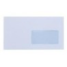 YOSAN SOBRE OFFSET 90GR 115X225 BLANCO TIRA AUTOADHESIVA Y CON VENTANA DERECHA -500U-